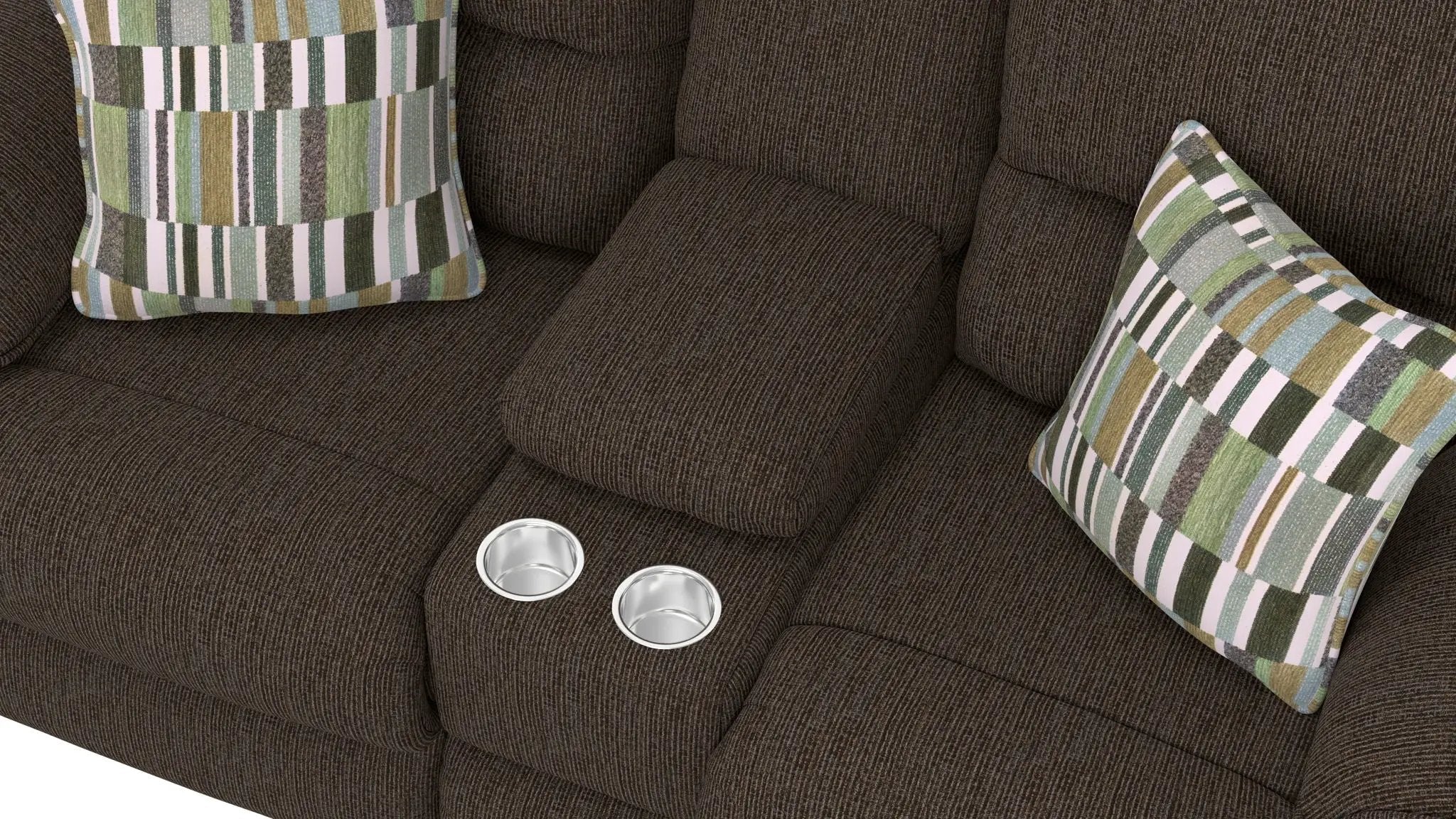 Lenny - Power Lay Flat Reclining Console Loveseat by Unique Piece Furniture