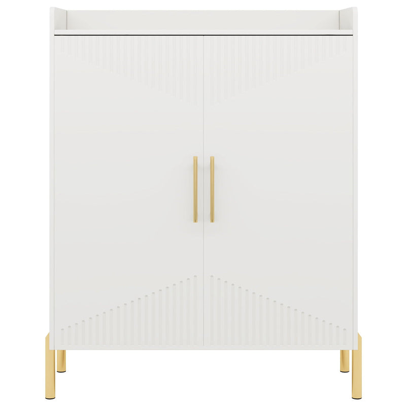 6 Tier Entryway Shoe Cabinet With Doors by HouseOfZazla