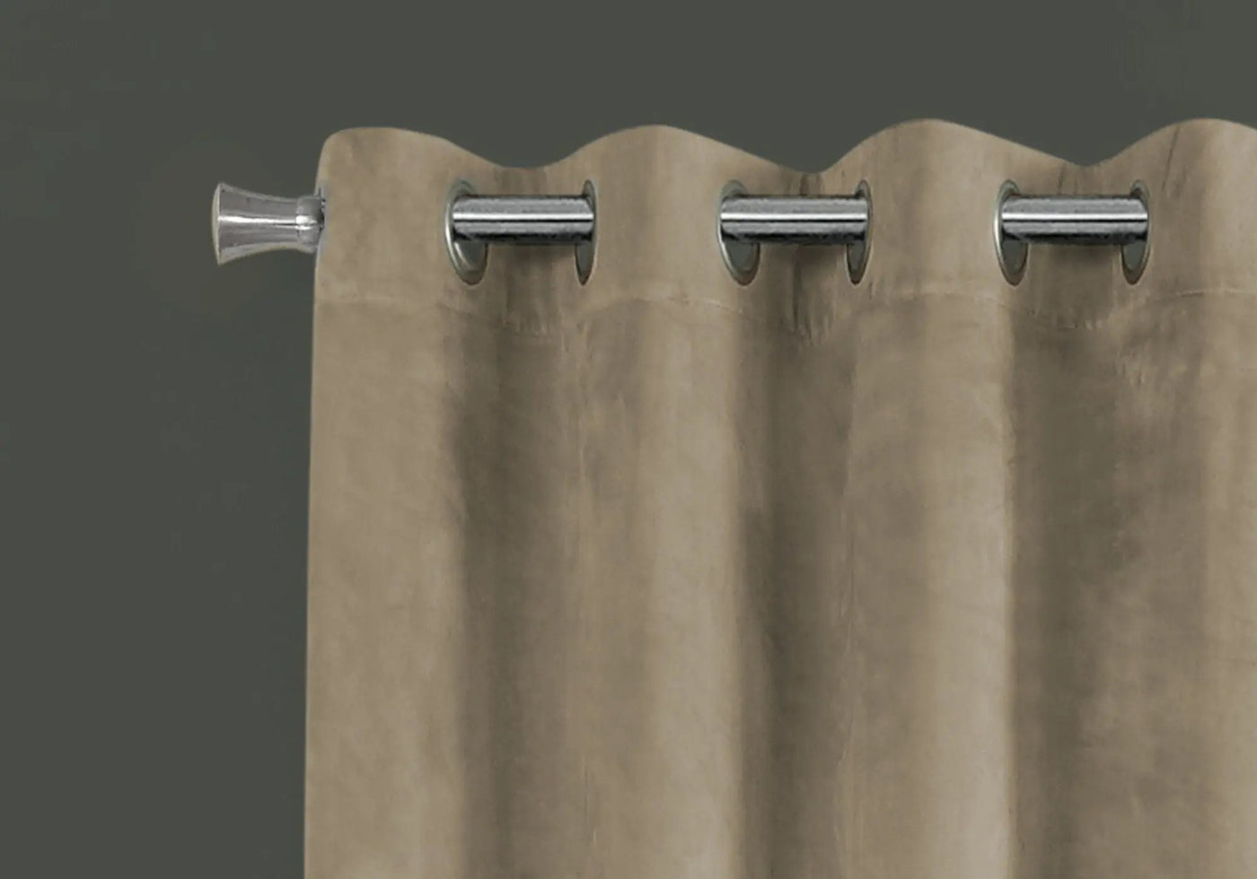 2 Pieces Set, Curtain Panel, Room Darkening, Grommet by Unique Piece Furniture