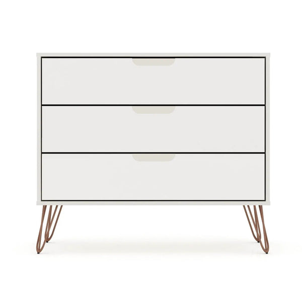 Rockefeller - Dresser & 3 Drawer - Off White