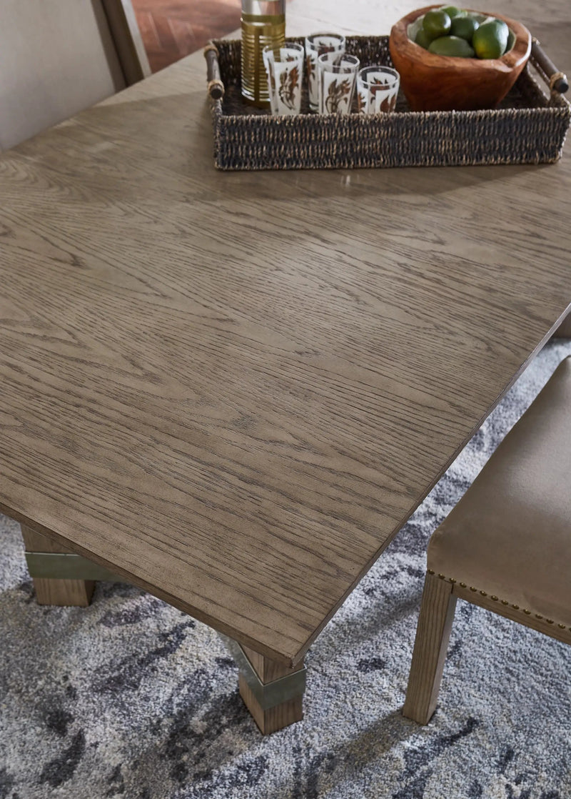 Chrestner - Rectangular Dining Room Table - Gray by Unique Piece Furniture