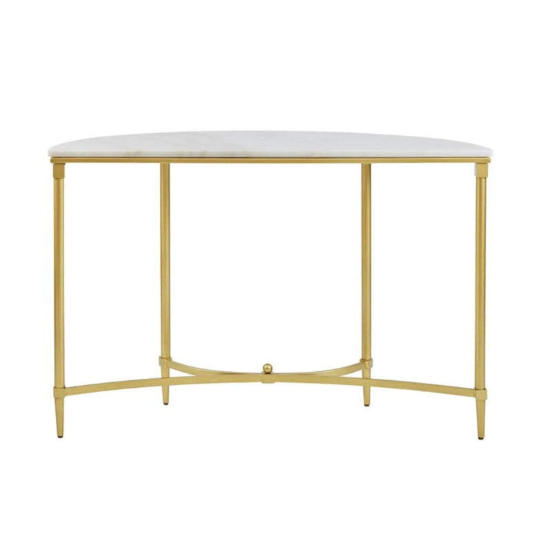 Bordeaux - Console Table - White / Gold by Unique Piece Furniture
