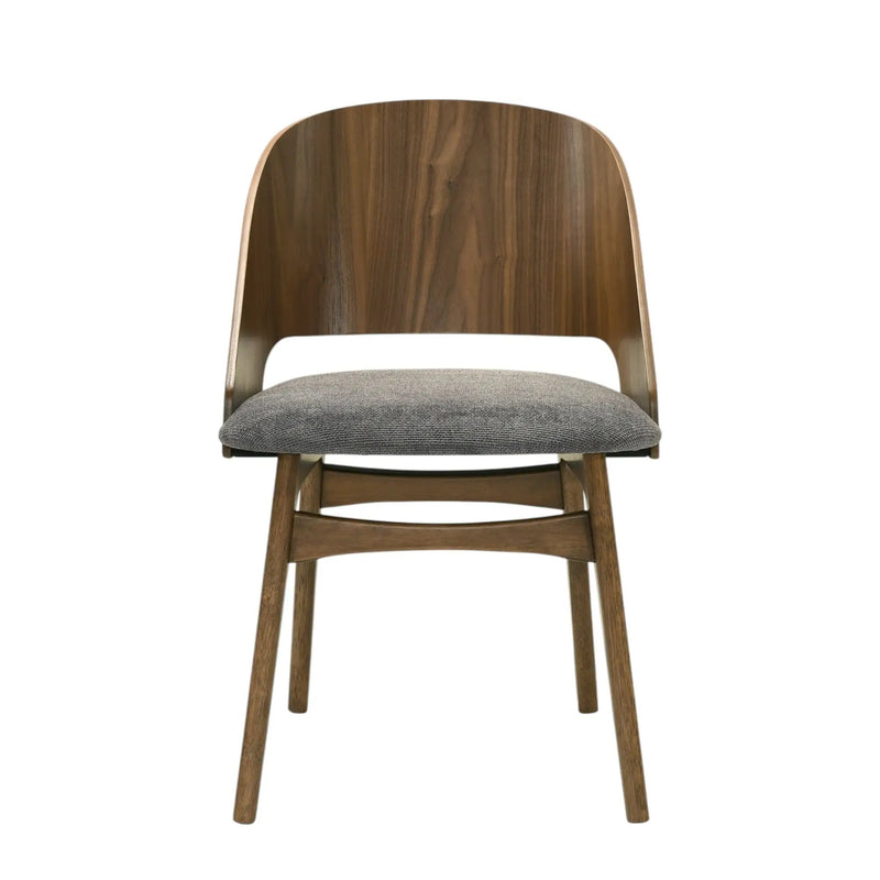 Delmon - Side Chair (Set of 2) - Dark Walnut by HouseOfZazla