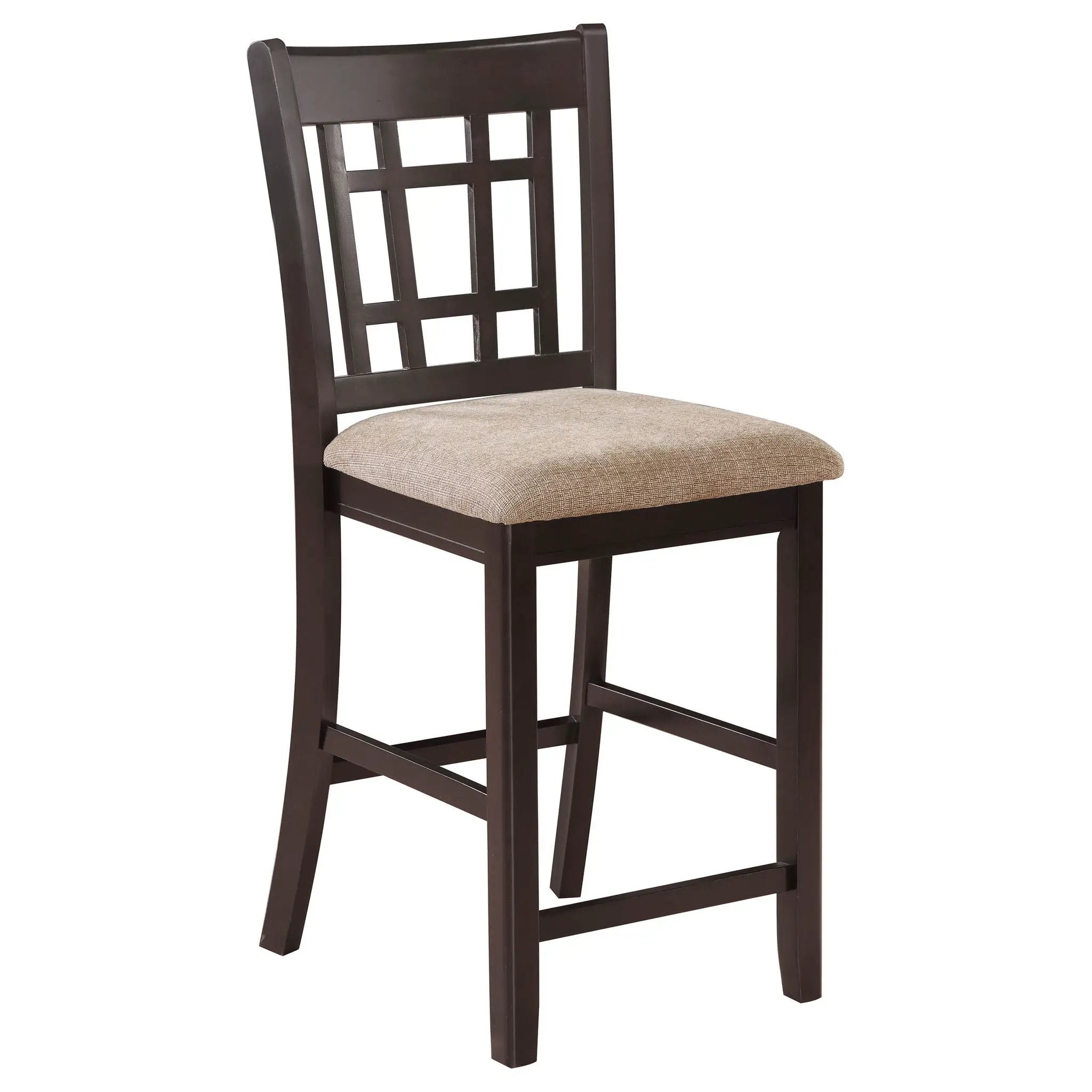 Avonlea - 5 Piece Set With Round Table And Upholstered Chairs - Chestnut by HouseOfZazla
