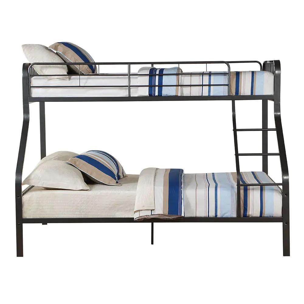 Caius - Twin Long/Queen Bunk Bed - Gunmetal by Unique Piece Furniture