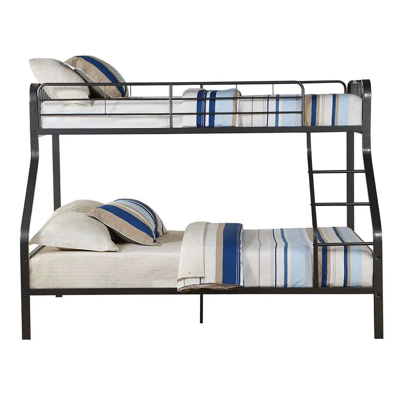 Caius - Twin Long/Queen Bunk Bed - Gunmetal by Unique Piece Furniture