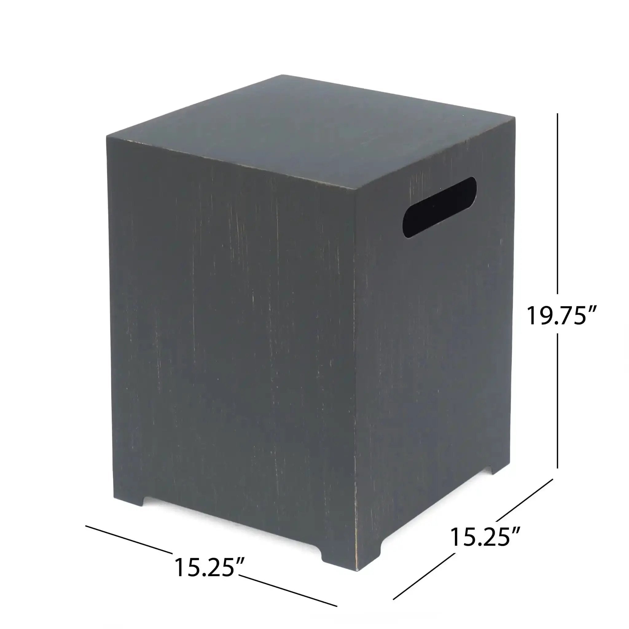Modern Tank Holder Side Table With Powder Coated Frame by HouseOfZazla