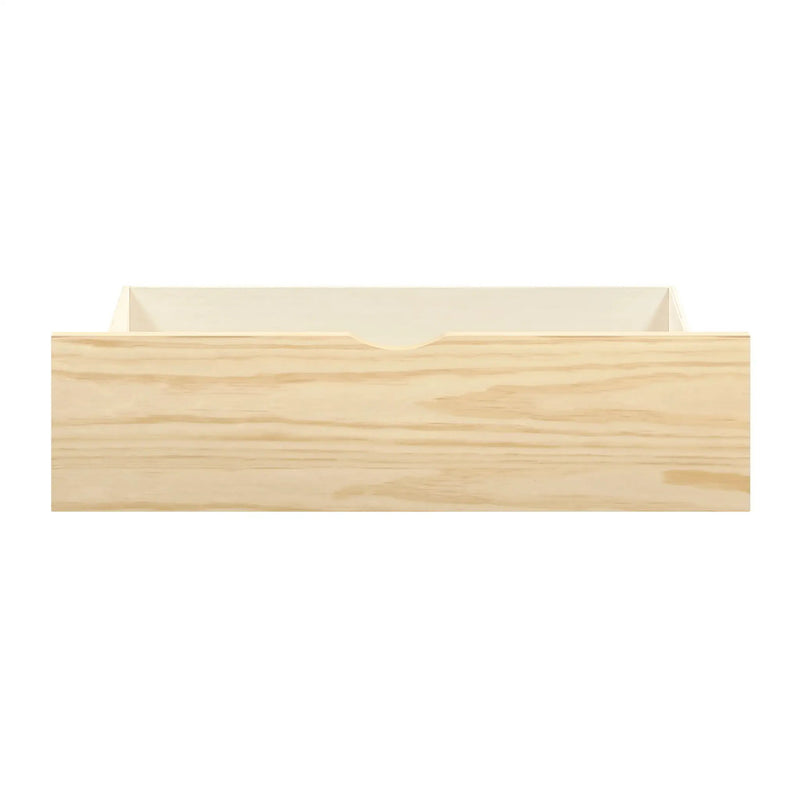 Natural Pine Finish 2pcs Storage Boxes with Caster Wheels by HouseOfZazla
