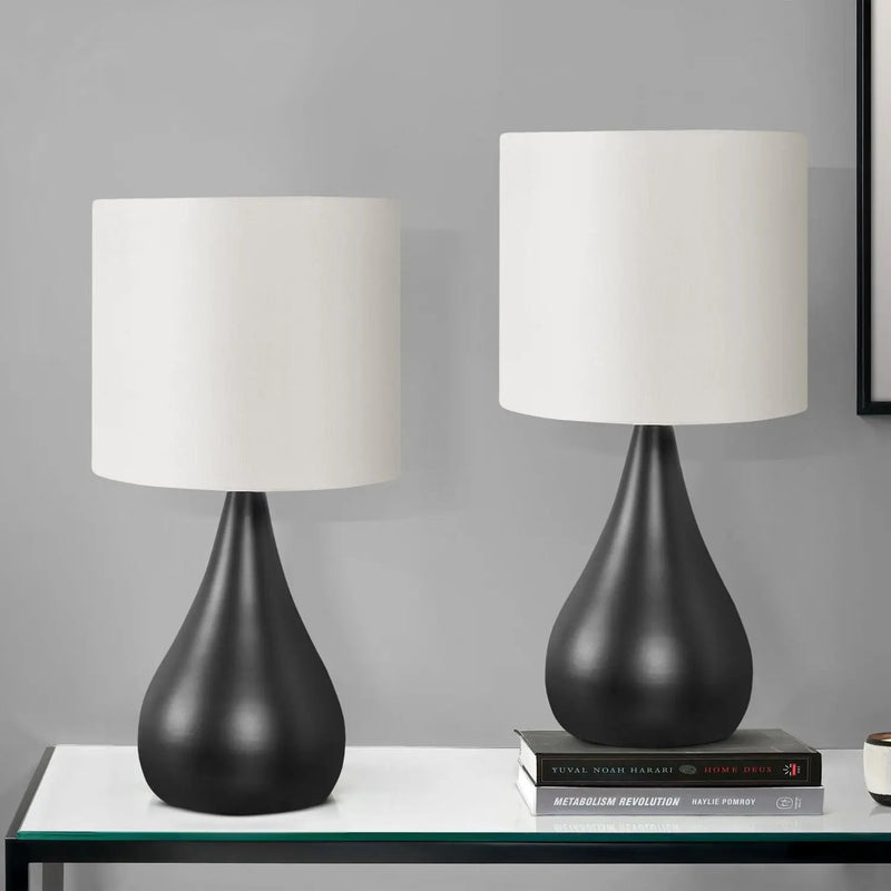 Lighting, Table Lamp, Contemporary (Set of 2) - Black by Unique Piece Furniture