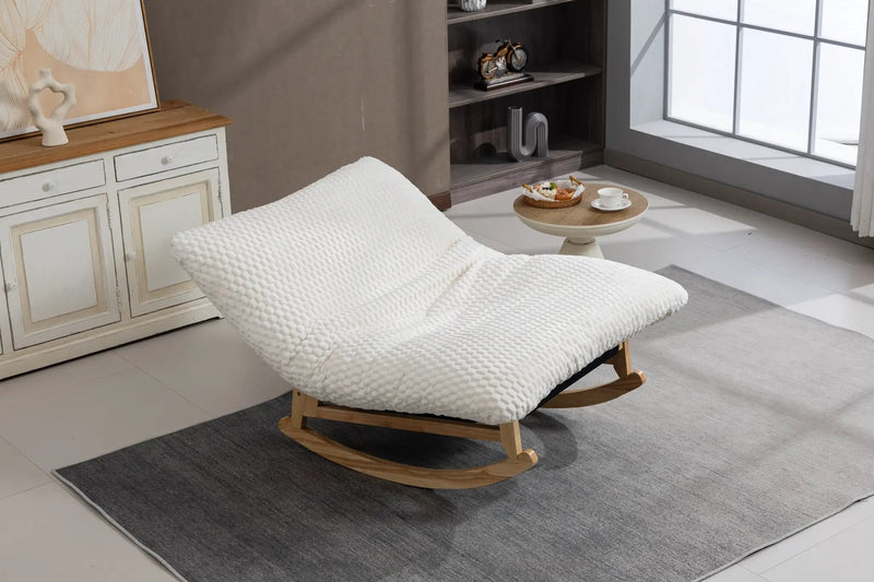 Bean Bag Rocking Chair with Solid Wood Frame by HouseOfZazla