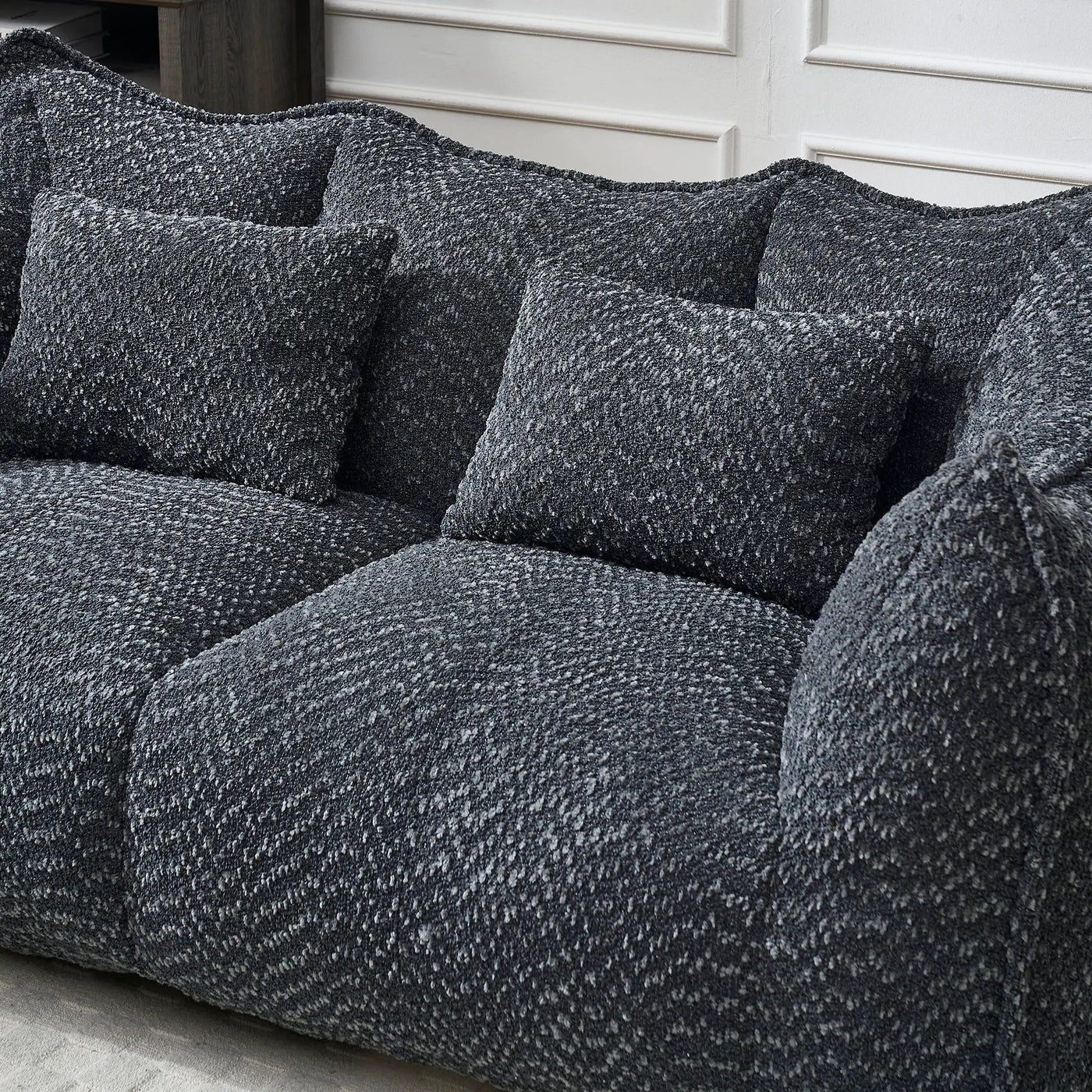 Comfortable Dual Beanbag Chair With High Resilience Foam Core For 2 People by Unique Piece Furniture