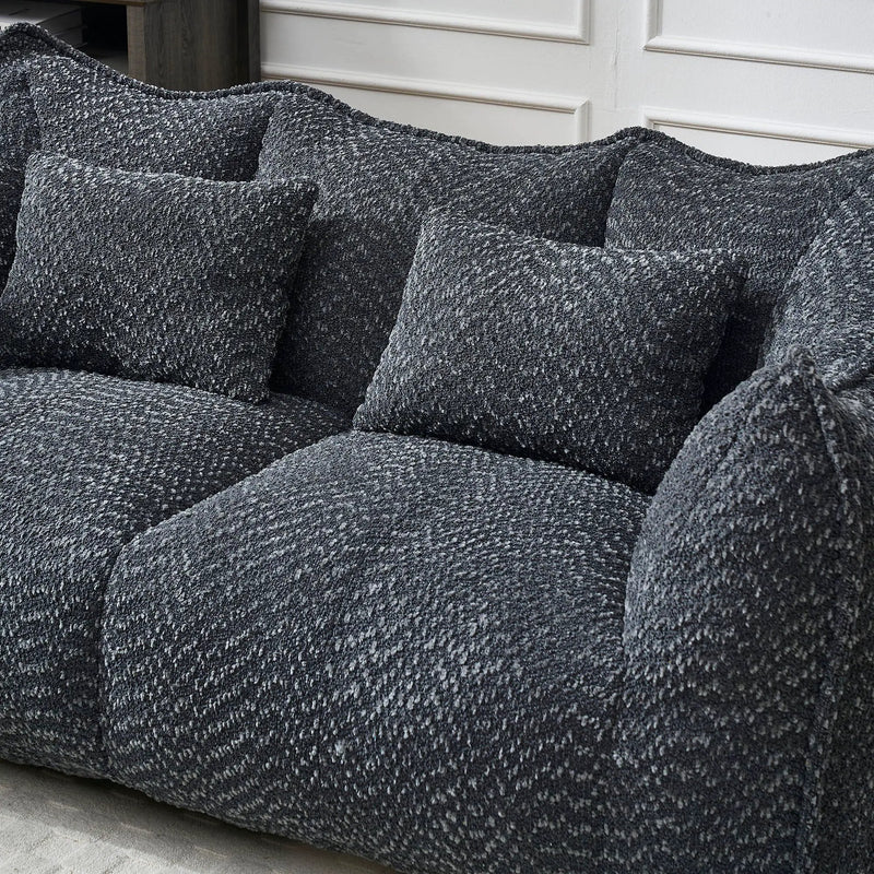 Comfortable Dual Beanbag Chair With High Resilience Foam Core For 2 People by HouseOfZazla