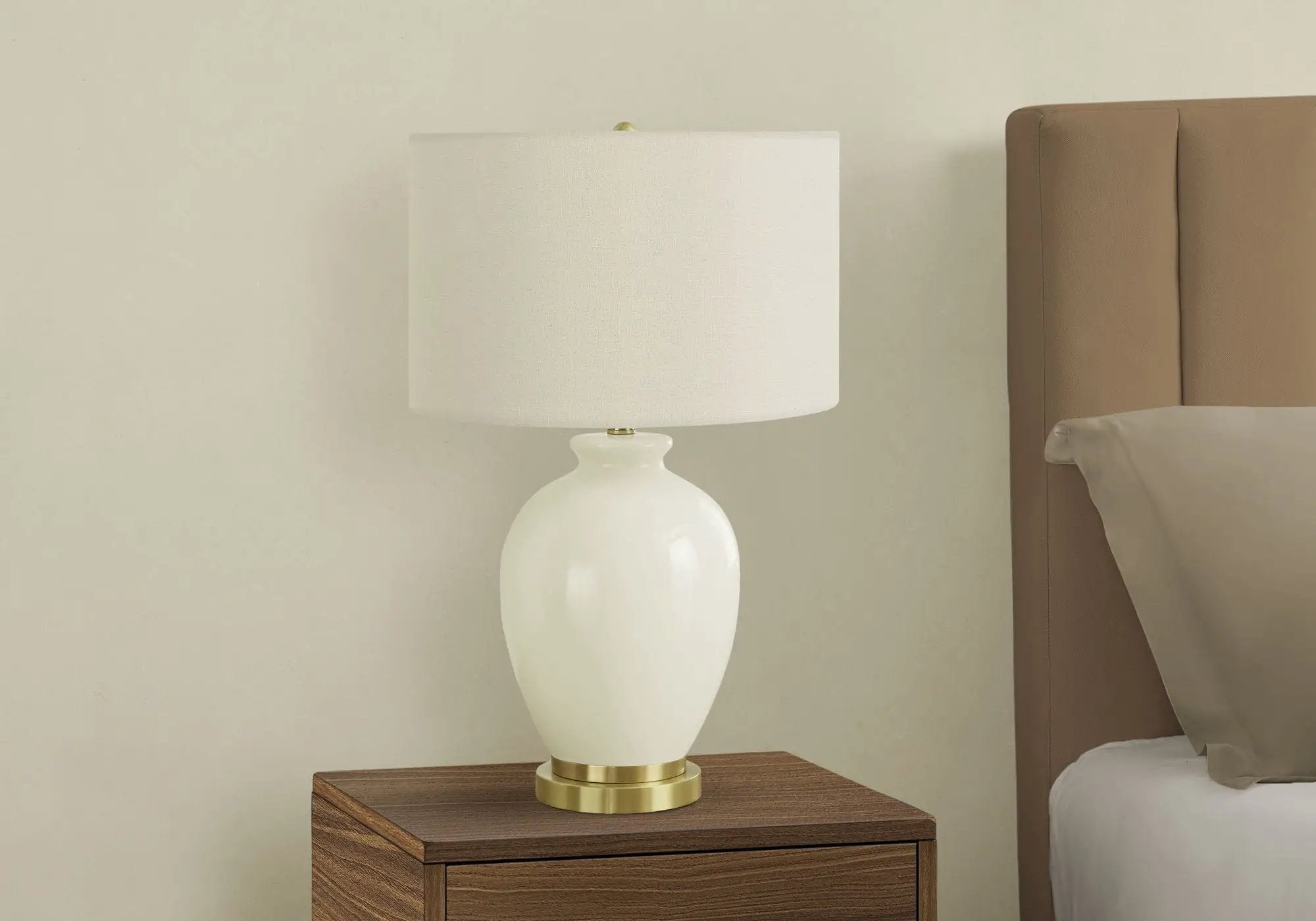 Transitional Lighting, Table Lamp - Cream by Unique Piece Furniture