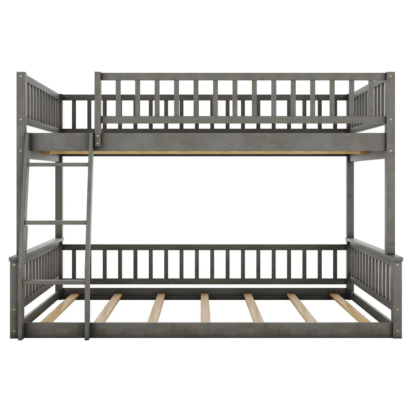 Bunk Bed With Ladder And Guardrails by HouseOfZazla
