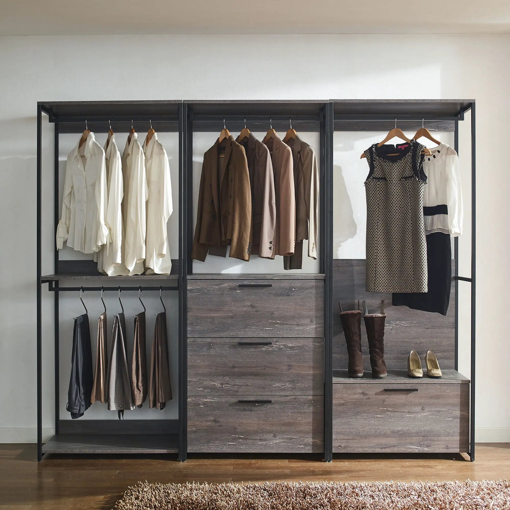 Monica - Walk-In Closet System - Rustic by HouseOfZazla