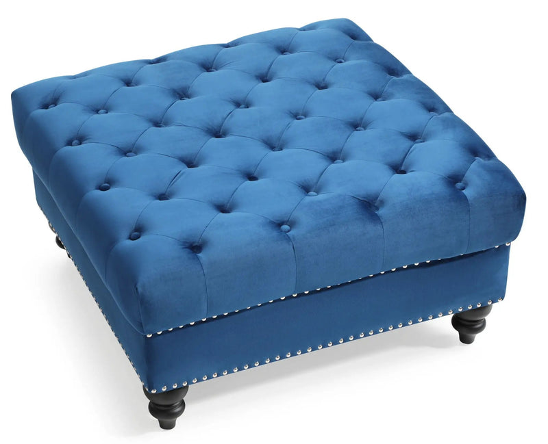 Soft Charming Traditional Ottoman by Unique Piece Furniture