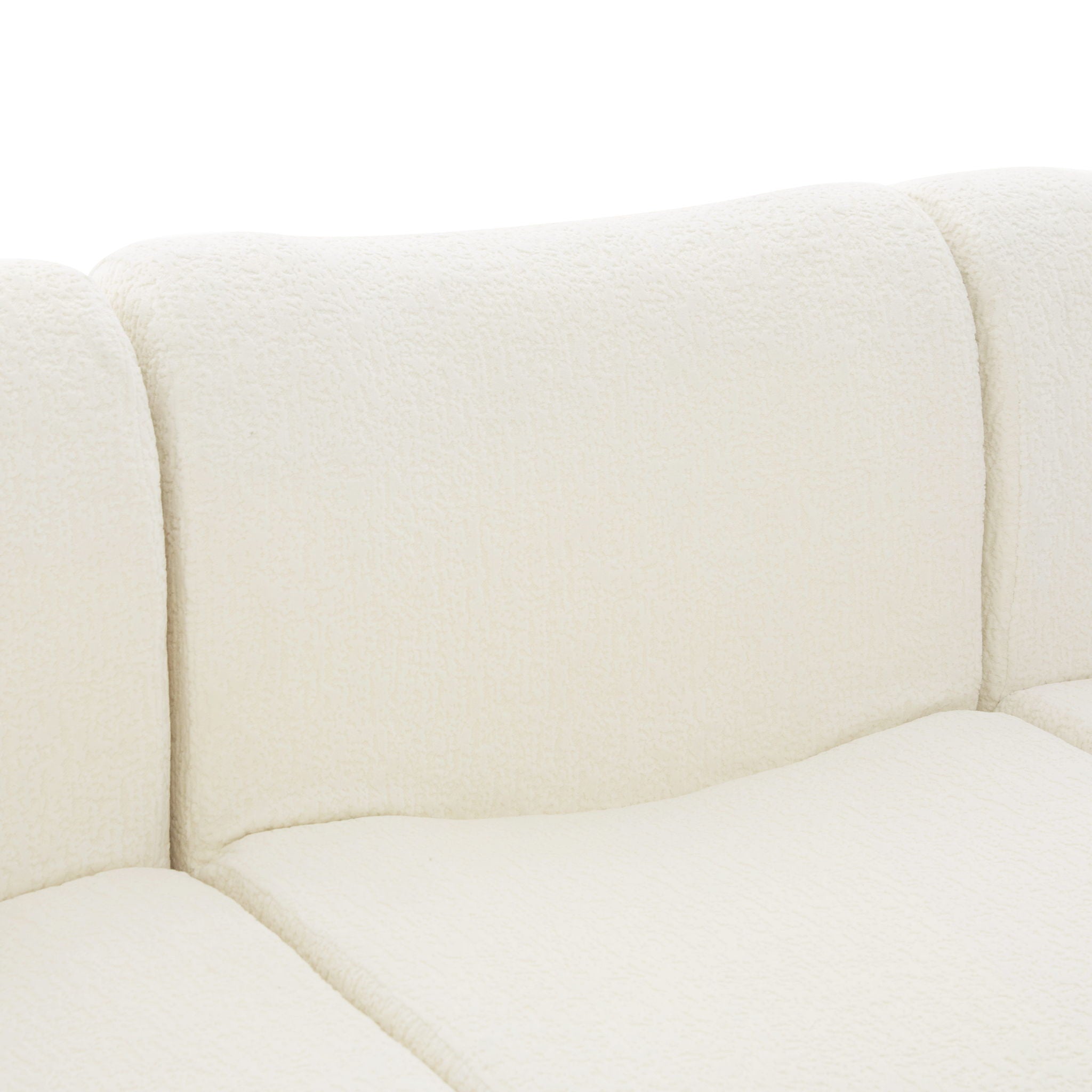 3 Seater Sofa Couch With Curved Armrests by HouseOfZazla