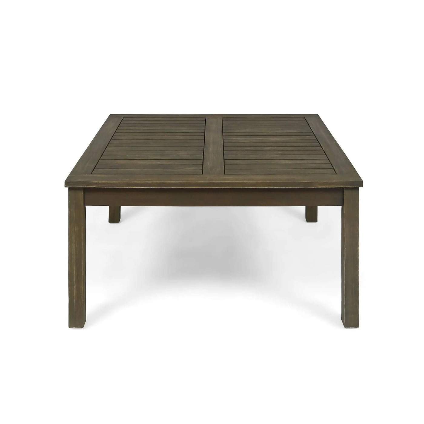Perla Rustic Square Coffee Table with Block Legs by HouseOfZazla