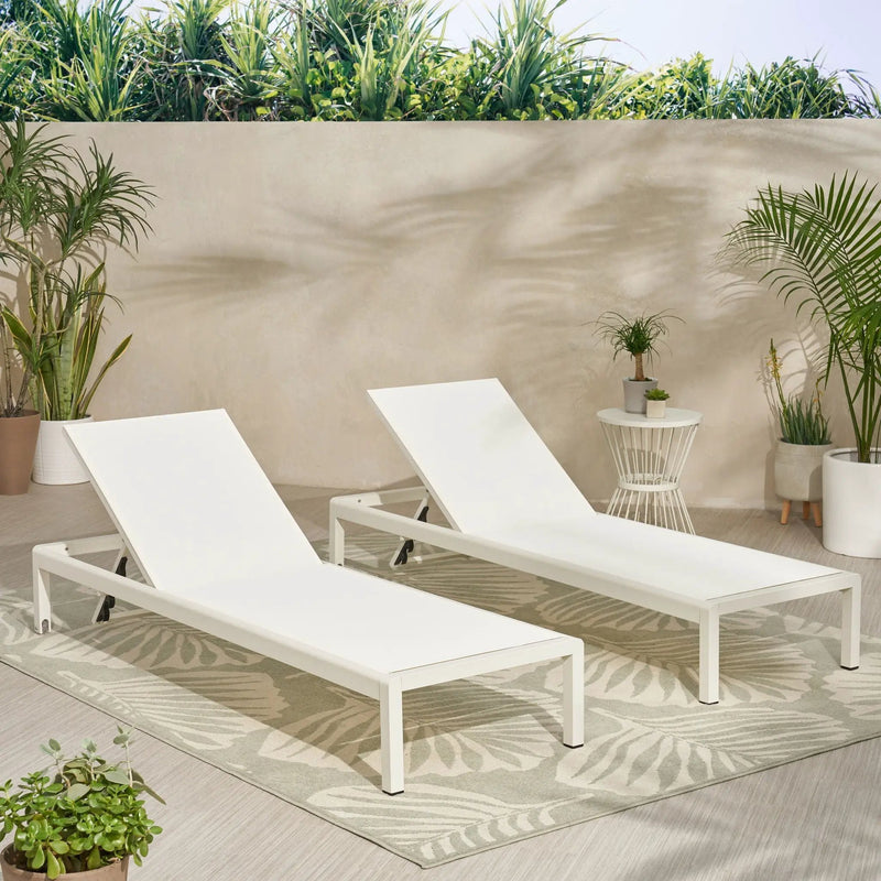 Outdoor Patio Chaise Lounge with 5 Reclining Positions by HouseOfZazla