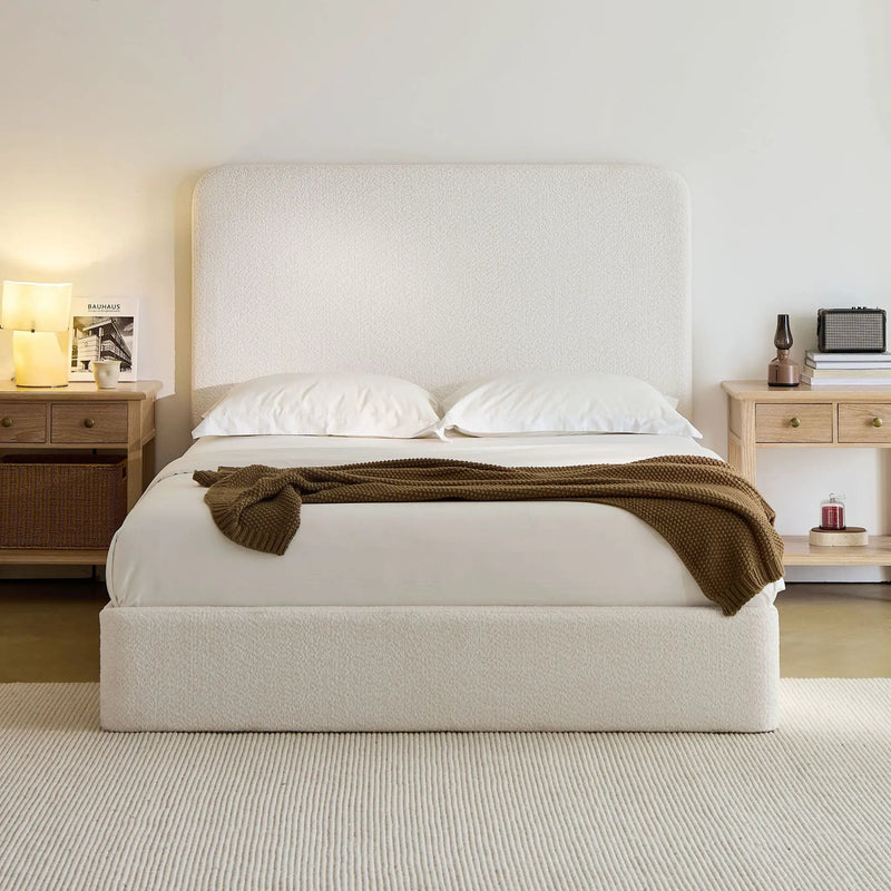 Canter - Tall Headboard Upholstered Bed by HouseOfZazla