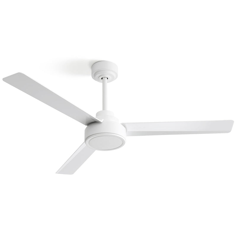 52" Ceiling Fan Without Light with Remote Control and Reversible DC Motor by HouseOfZazla