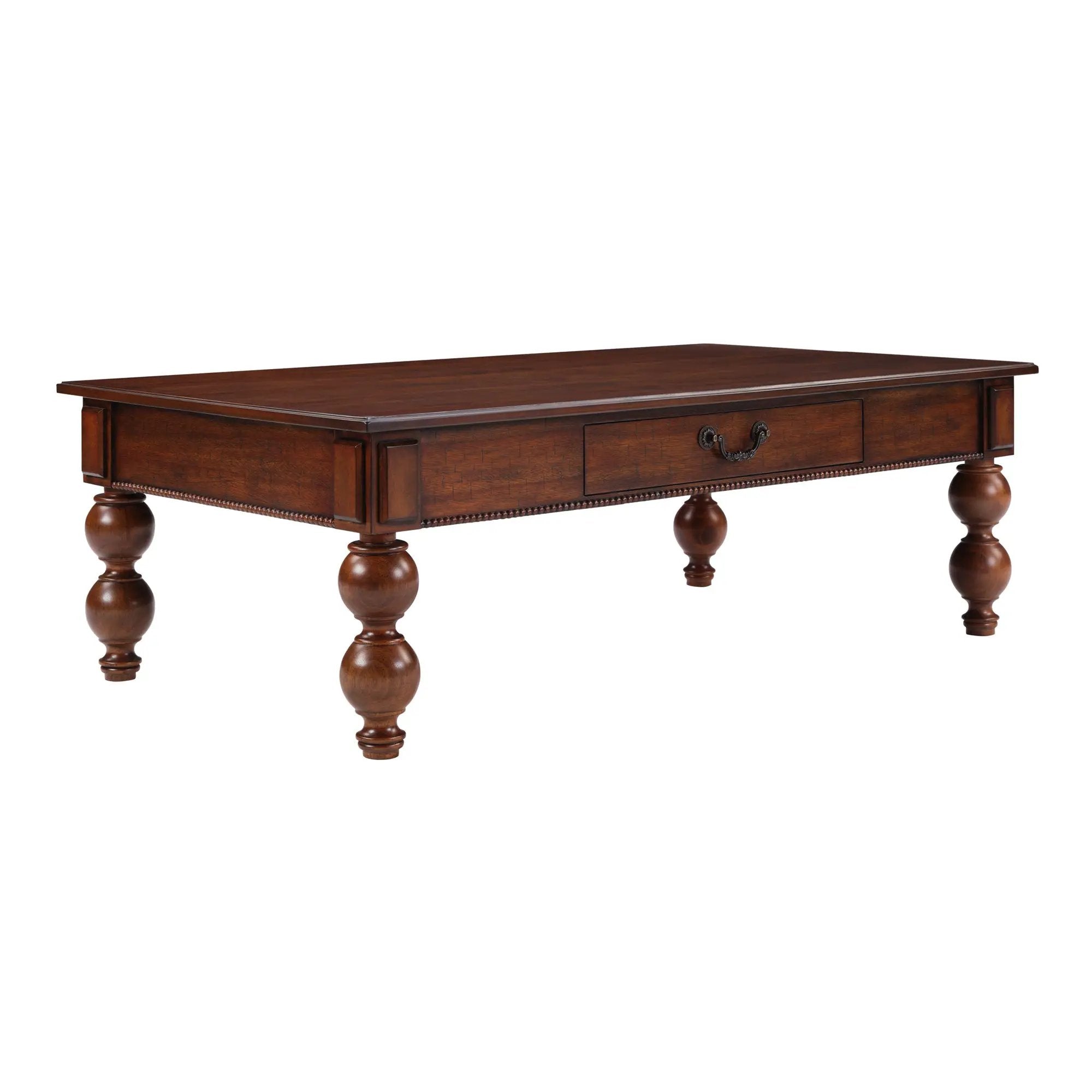 Rectangular Wooden Coffee Table with Storage Drawer by HouseOfZazla