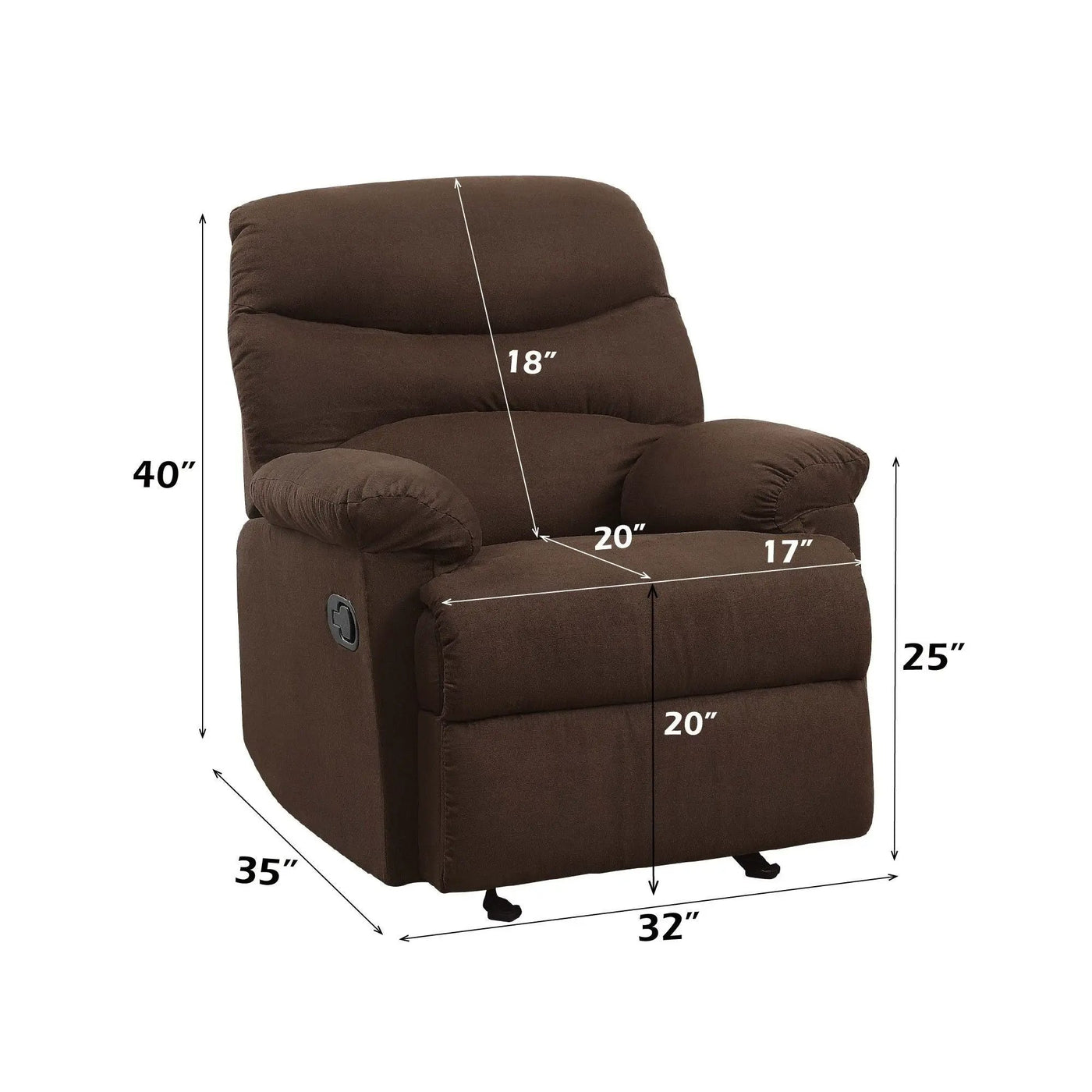 Arcadia - Micro Motion Glider Recliner by Unique Piece Furniture