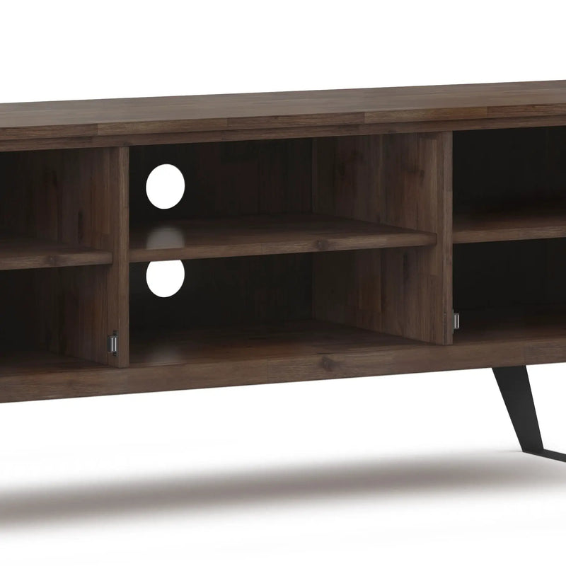 Lowry - TV Media Stand - Rustic Natural Aged Brown by Unique Piece Furniture