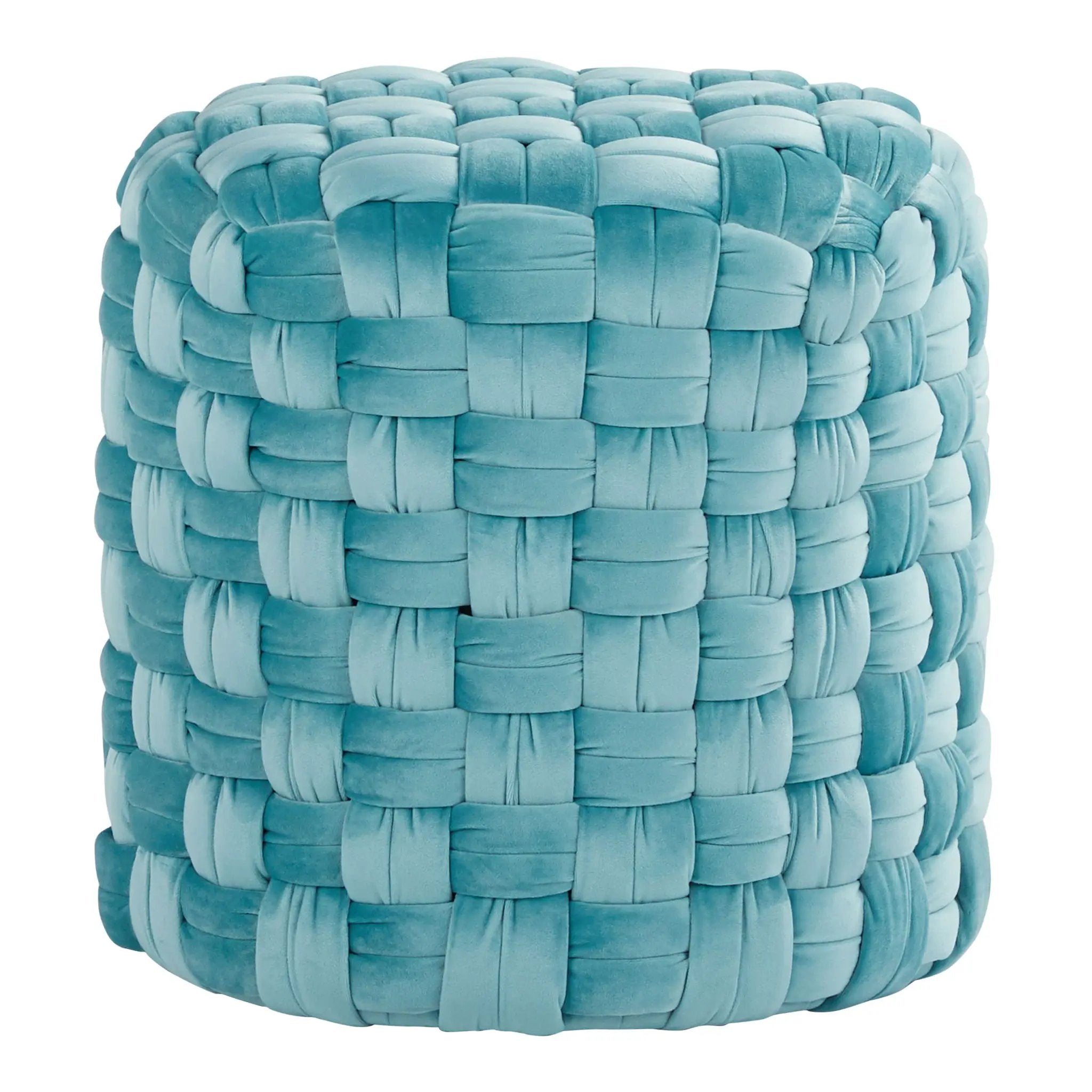Braided - Versatile Round Ottoman by HouseOfZazla