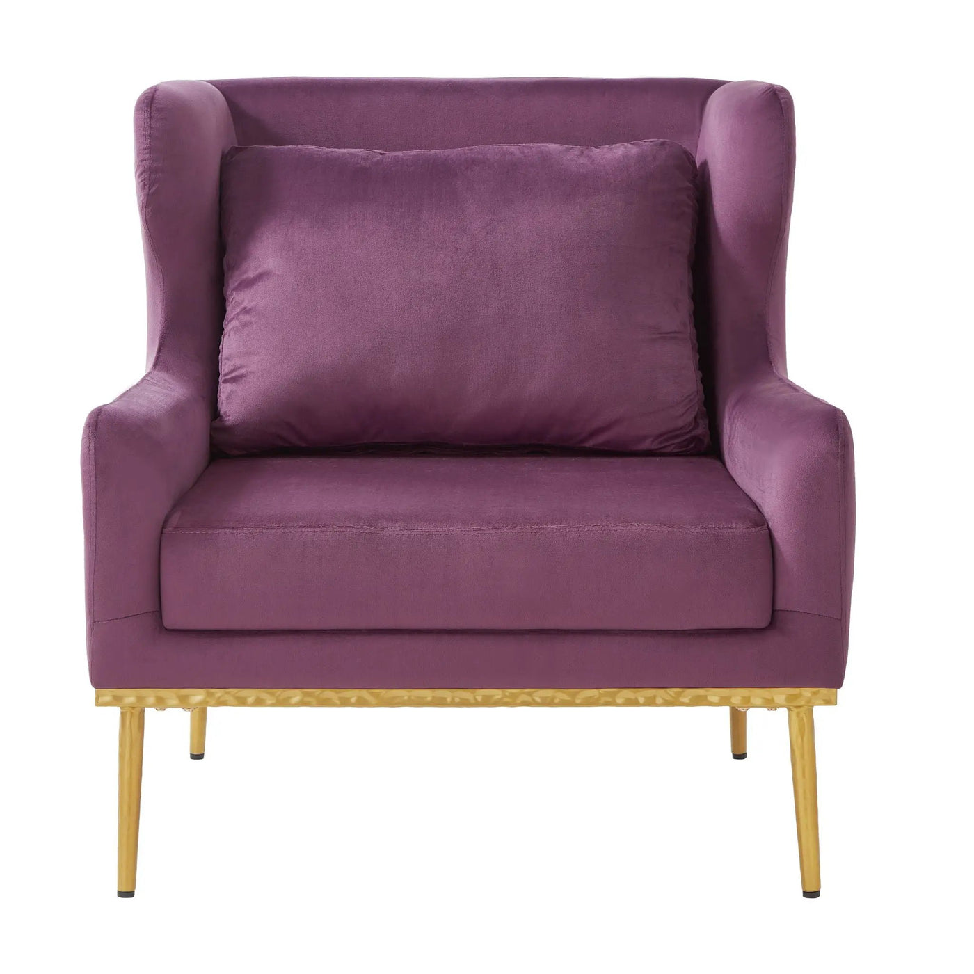 Elegant Curved Armrest Accent Armchair by HouseOfZazla