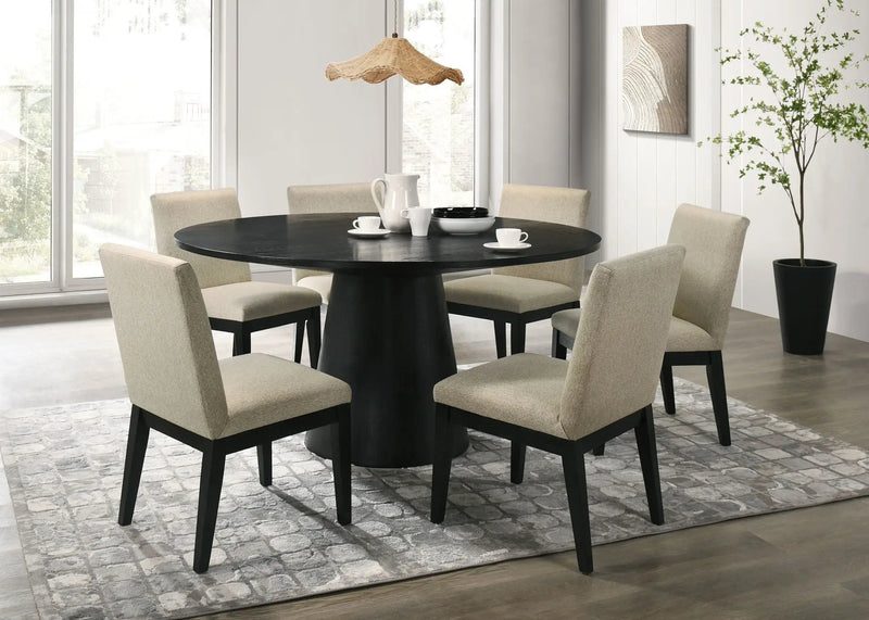 Jasper - Round Dining Table Set by Unique Piece Furniture