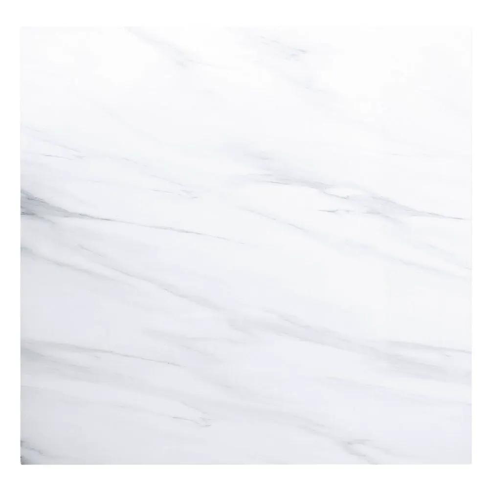 Yabeina - Square Dining Table - Marble Top Top & Gray Oak by Unique Piece Furniture