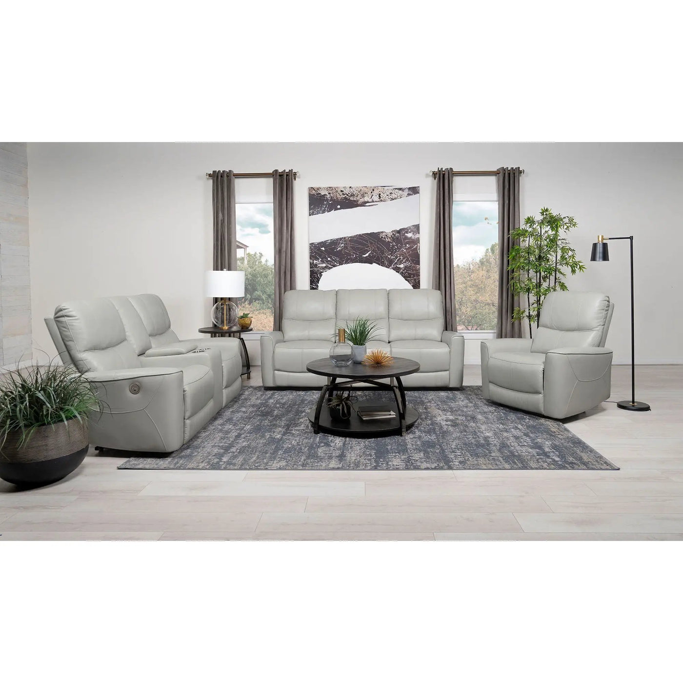 Ashland - Power Reclining Sofa With USB Charging by HouseOfZazla