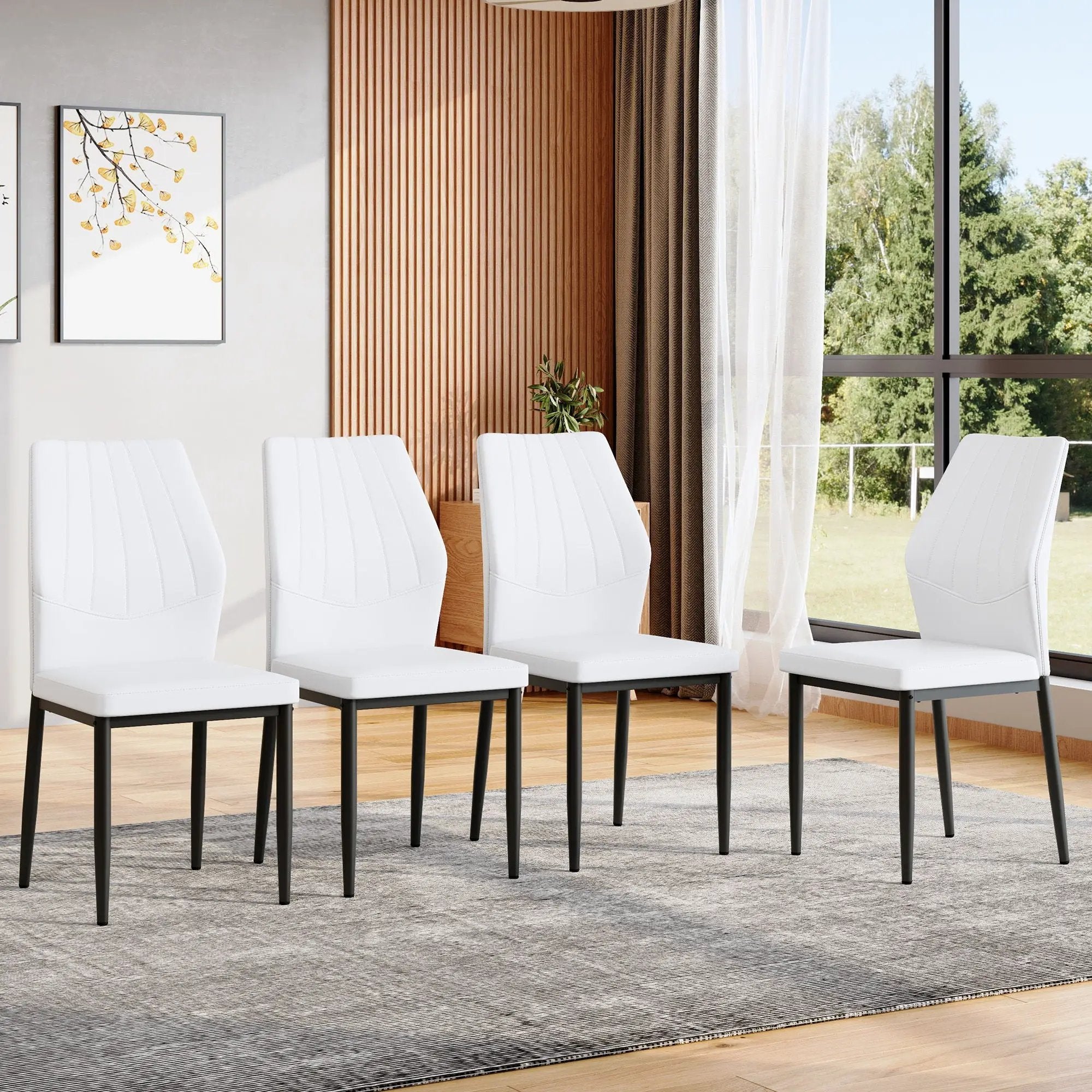 Dining Chairs With Shell Pattern, Comfort And Style by Unique Piece Furniture