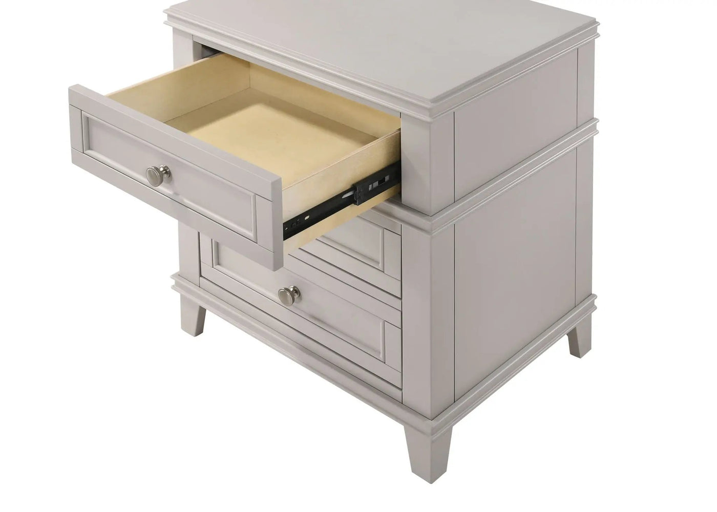 3 Drawer Nightstand With USB by HouseOfZazla