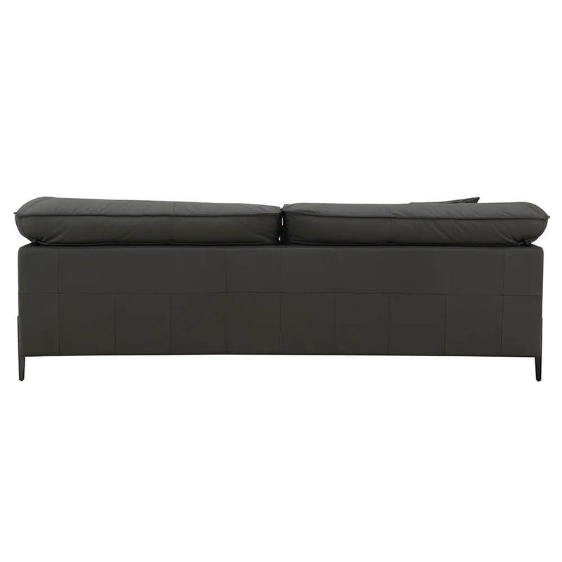 Tadi - Loveseat - Black Top Grain Leather by Unique Piece Furniture