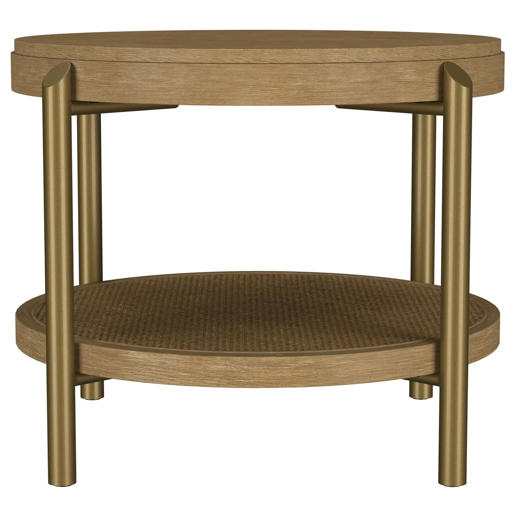 Arini 2-piece Round Coffee and End Table Set Sand Wash by Unique Piece Furniture