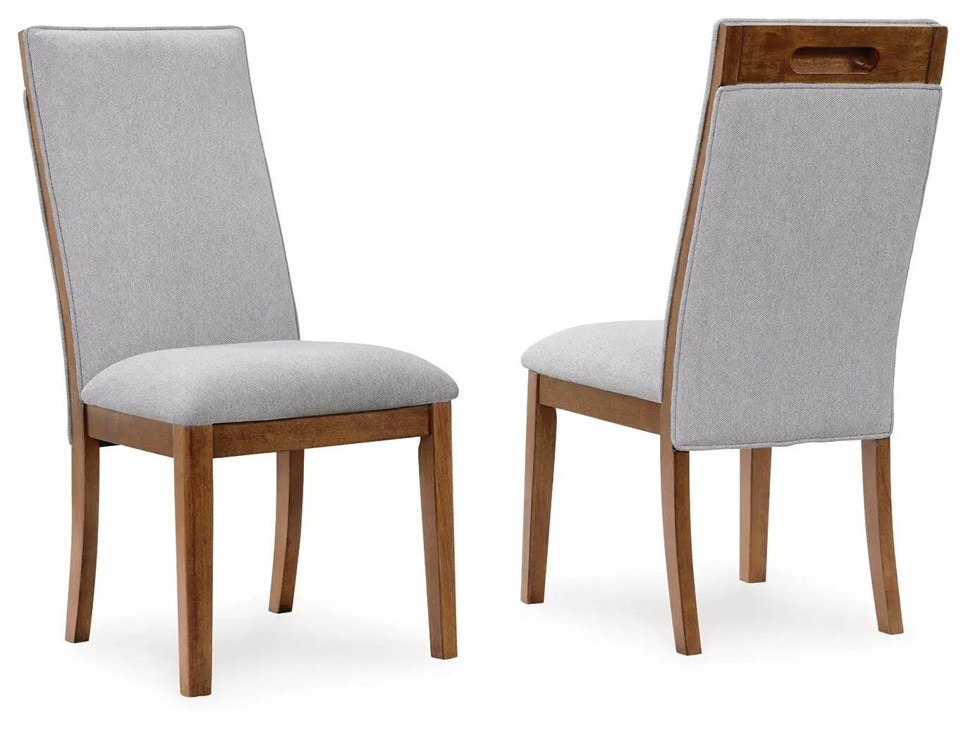 Lyncott - Dining Upholstered Side Chair (Set of 2) - Beige / Brown by Unique Piece Furniture
