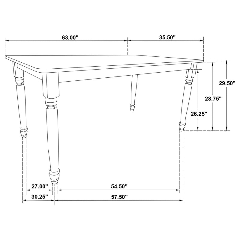 Keystone - Rectangular Dining Set by HouseOfZazla