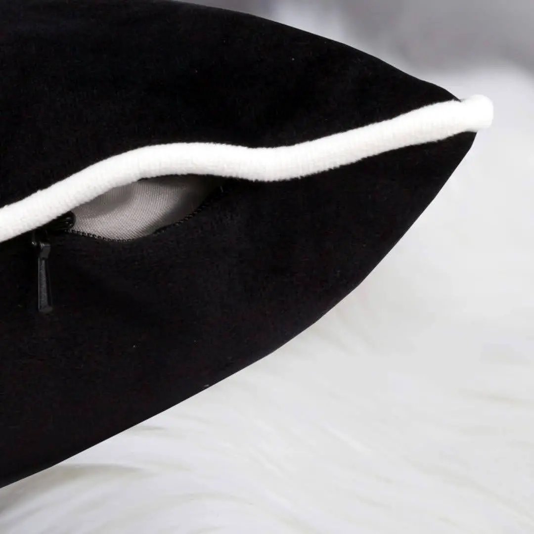 Halloween Boo Ghost Velvet Throw Pillow by HouseOfZazla