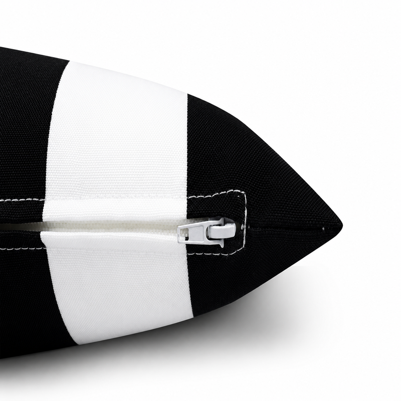 2 Pack Outdoor Lumbar Pillow with Inserts 12x20 Inch by HouseOfZazla