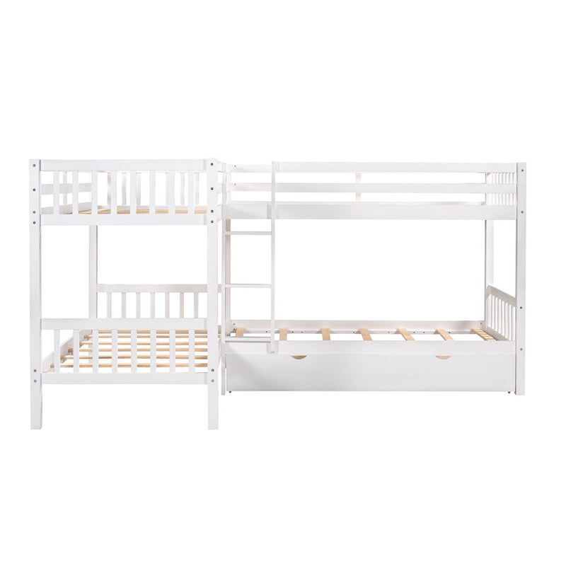 L Shaped Bunk Bed With Drawers by HouseOfZazla