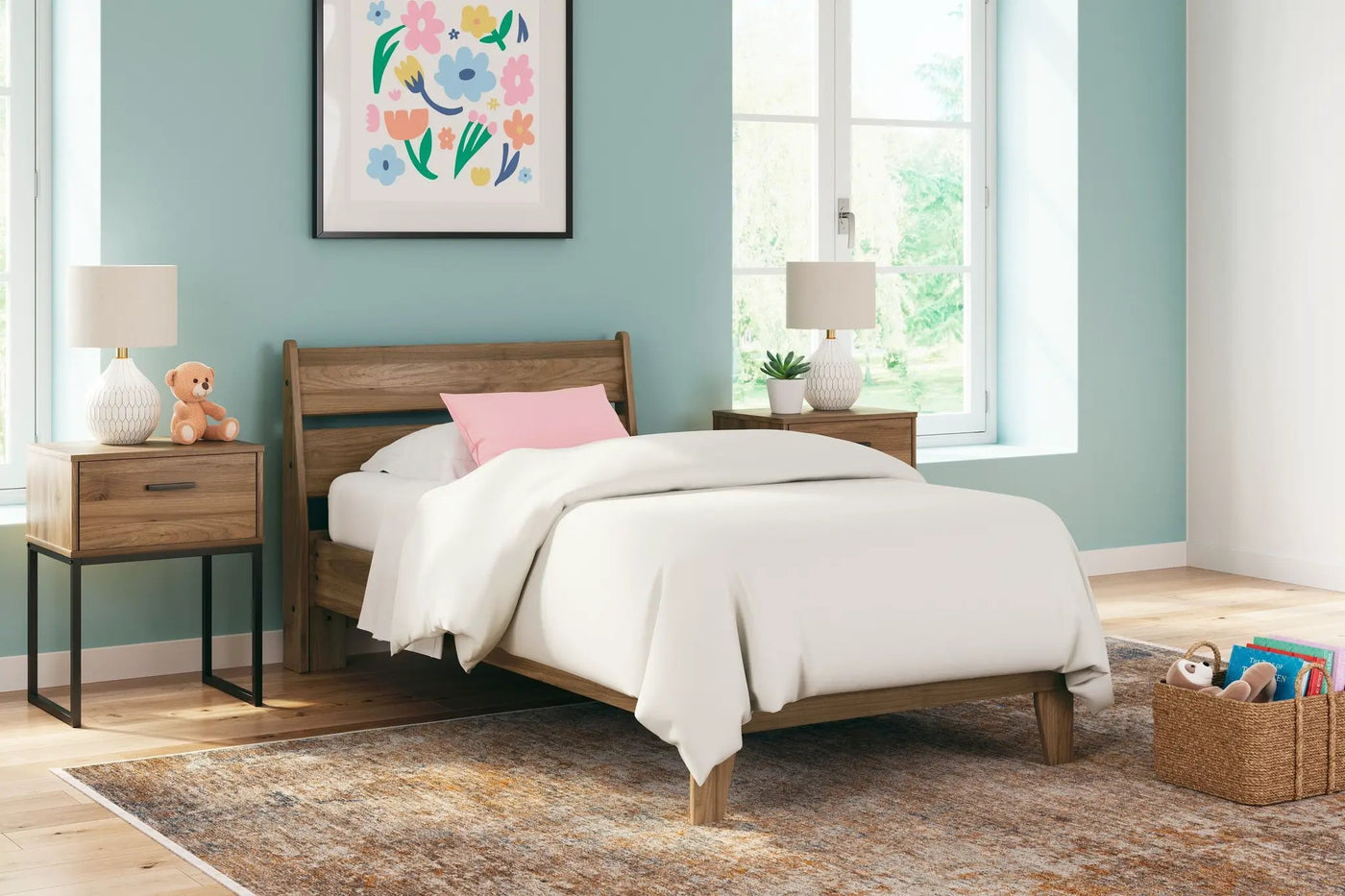 Deanlow - Platform Panel Bed by Unique Piece Furniture