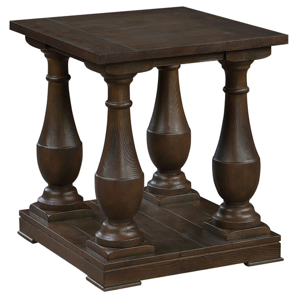 Byer - Rectangular Side End Table Coffee - Coffee