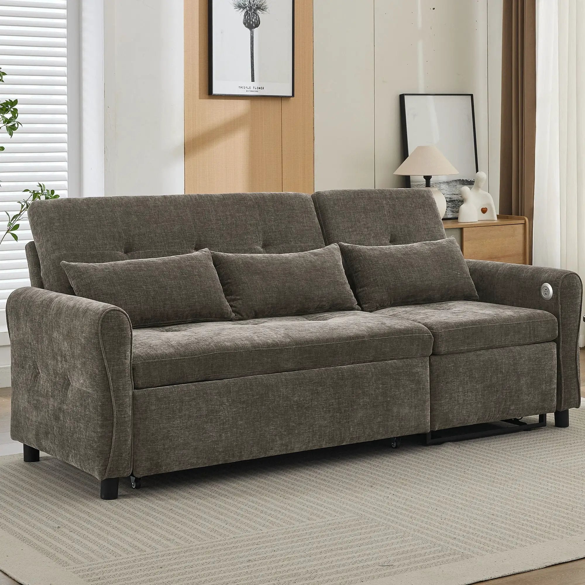 3 Seater Sofa Bed And Reversible Recliner by HouseOfZazla