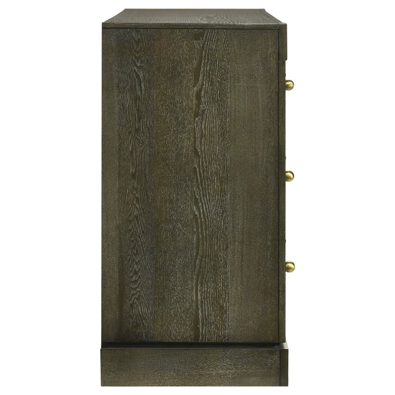 Sundance - 6 Drawer Dresser Cabinet - Dark Brown