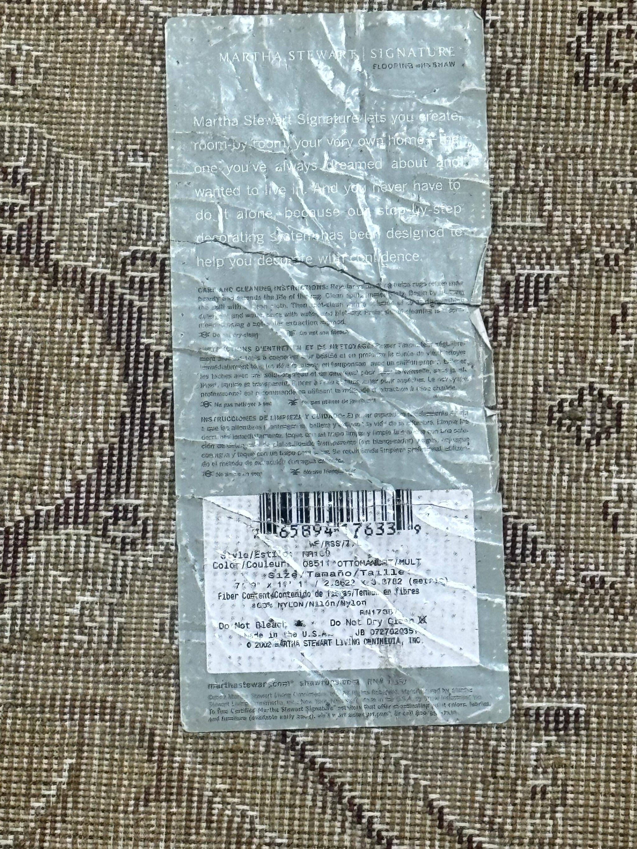 Traditional Rug 8x11, Martha Stewart Signature Collection by Jewel Rugs