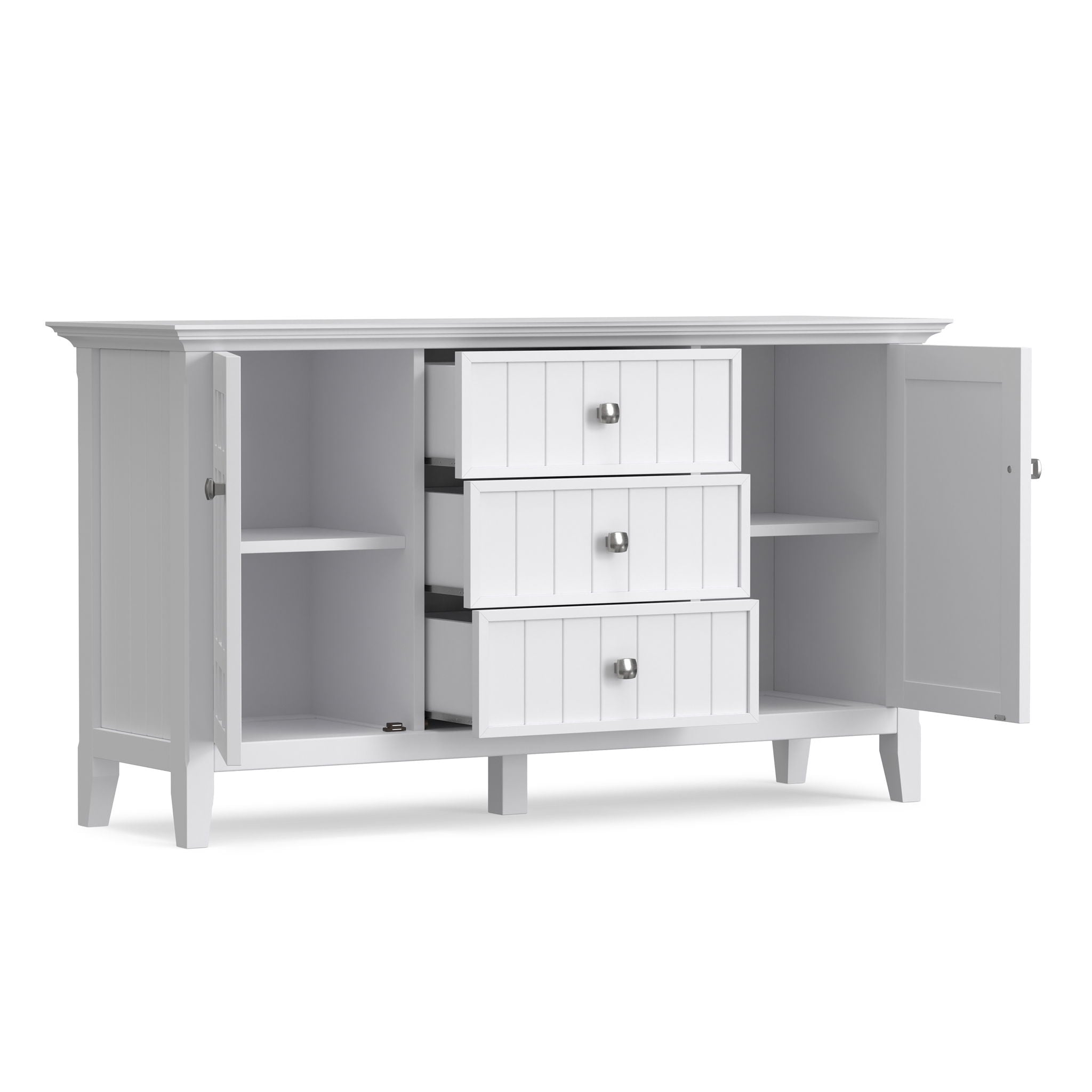 Bedford - Sideboard Buffet - White by HouseOfZazla