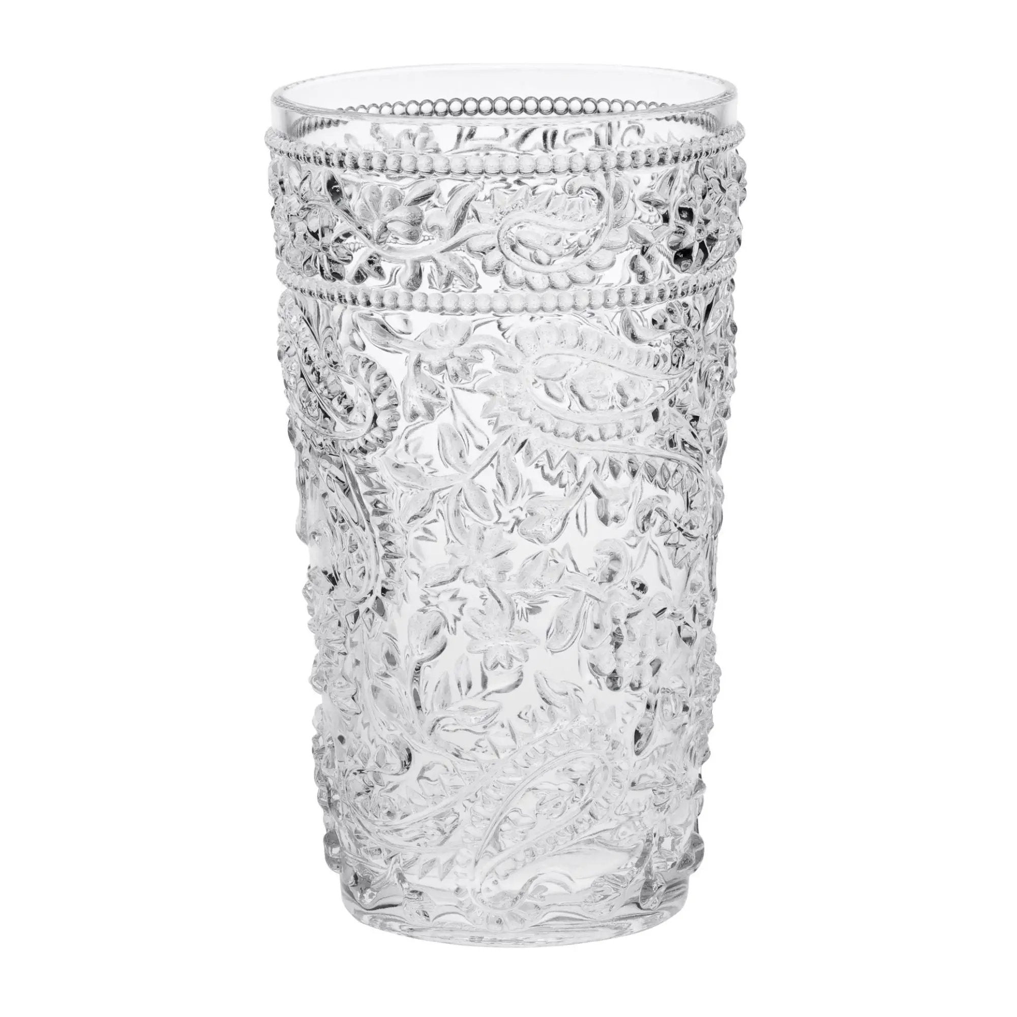 Paisley Style Acrylic Hi Ball Glasses (Set of 4) by HouseOfZazla