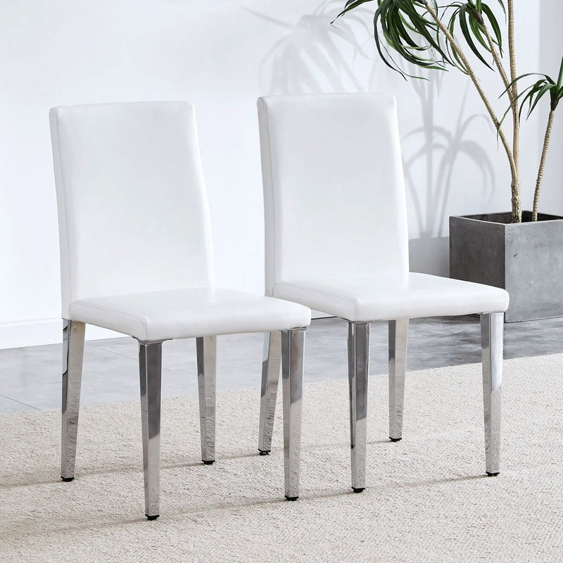 Elegant Upholstered Chairs & Metal Legs by HouseOfZazla